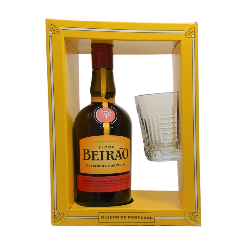 Licor Beirao With Glass Gift Pack